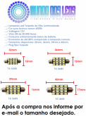 Lâmpada Teto Torpedo 16 Leds 32 36 39 E 42mm