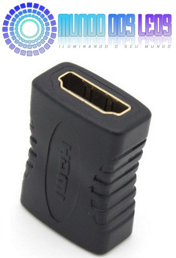 ADAPTADOR HDMI FEMEA X FEMEA EMENDA EXTENSOR CABO CONECTOR