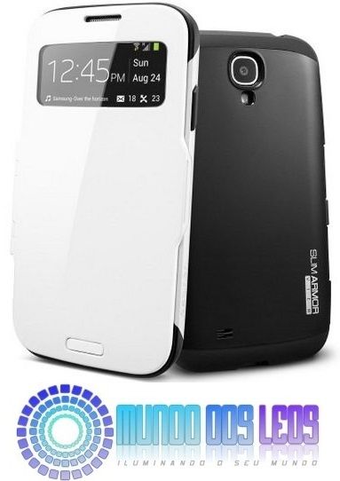 Capa Case Flip Slim Armor S-view Samsung Galaxy S4 I9500/505